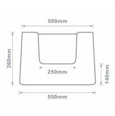 Michu XXL Deluxe Cat Litter Box-Petroom