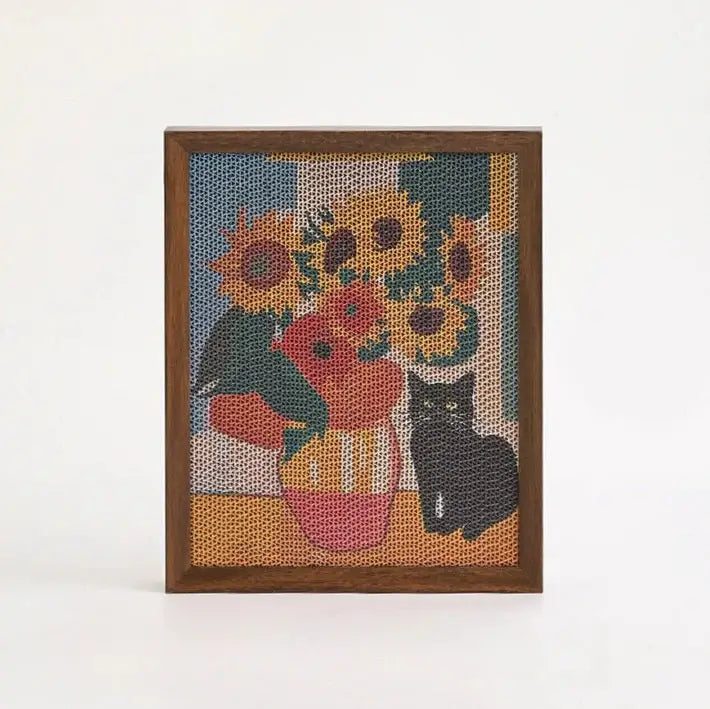 Modern Wall-Mounted Cat Scratcher – Decorative Cat Scratch Board for Indoor Cats-PETROOM