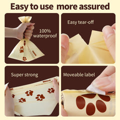 18 Roll Eco-Friendly Dog Poo Bag Set With Dispenser