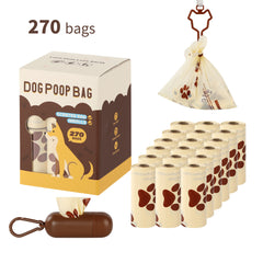 18 Roll Eco-Friendly Dog Poo Bag Set With Dispenser