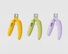 AIWO Banana-Shaped Mini Pet Nail Clippers - Yellow & Green