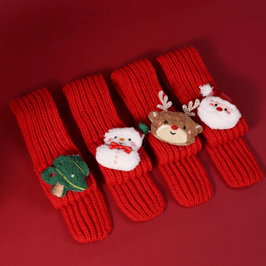 Christmas Pet Scarf in Four Festive Designs – For Cats & Small Dogs-PETROOM
