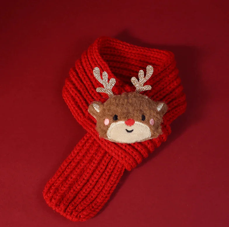 Christmas Pet Scarf in Four Festive Designs – For Cats & Small Dogs-PETROOM