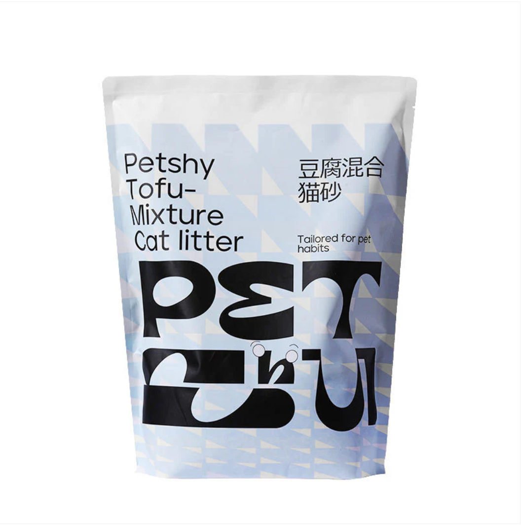 PETSHY Coconut Tofu Cat Litter Fine Mixed Bentonite 2kg-Petroom