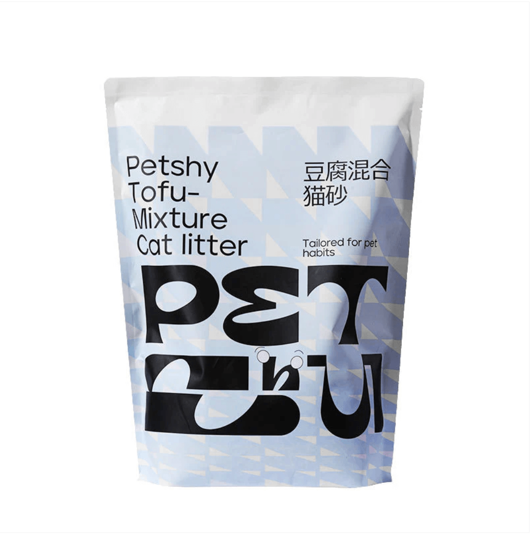 PETSHY Coconut Tofu Cat Litter Fine Mixed Bentonite 2kg-Petroom