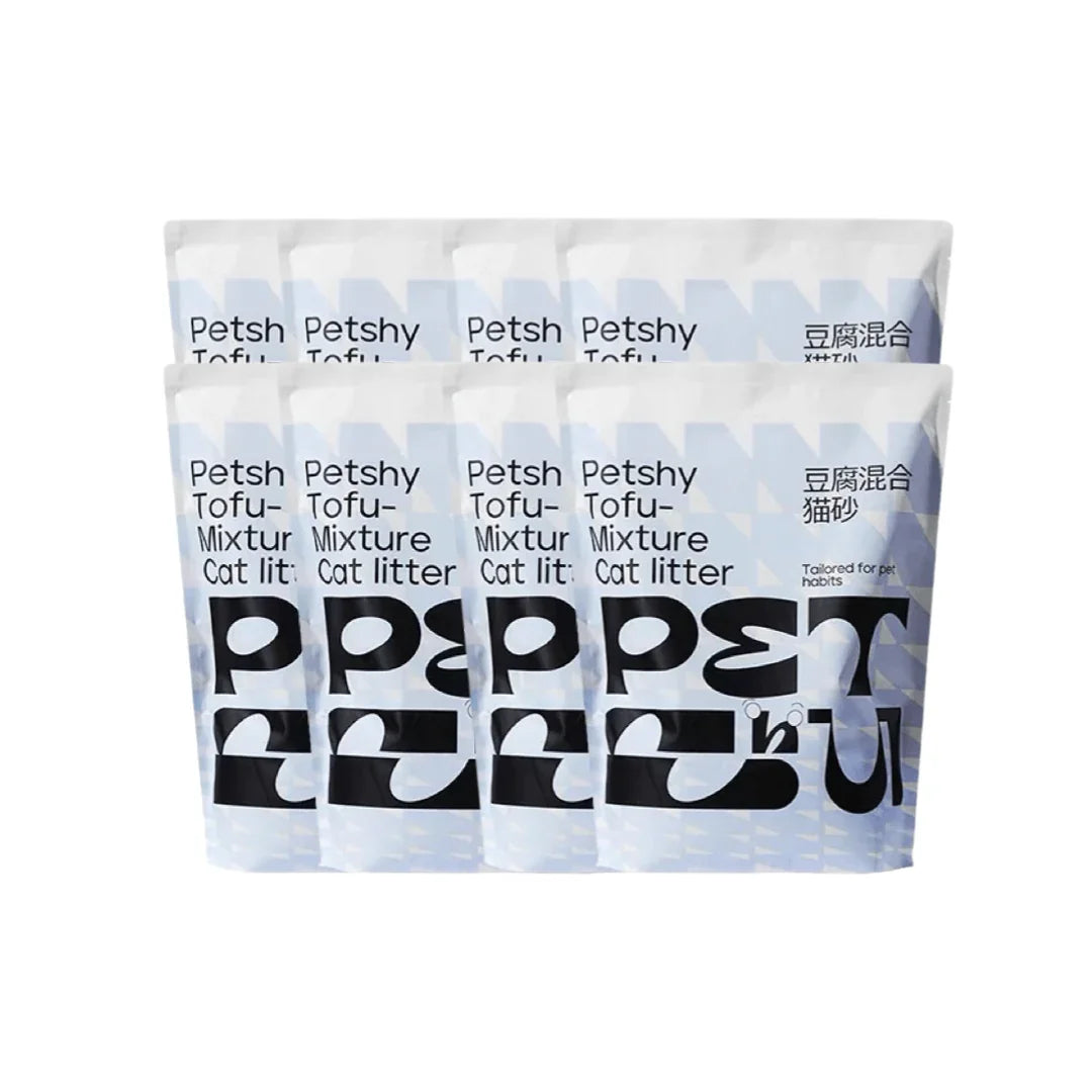 PETSHY Coconut Tofu Cat Litter Fine Mixed Bentonite 2kg-Petroom