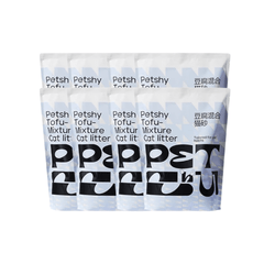 PETSHY Coconut Tofu Cat Litter Fine Mixed Bentonite 2kg-Petroom