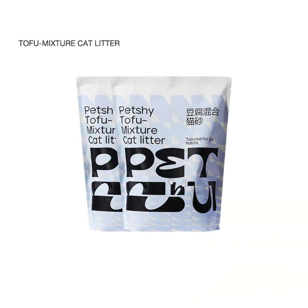 PETSHY Coconut Tofu Cat Litter Fine Mixed Bentonite 2kg-Petroom