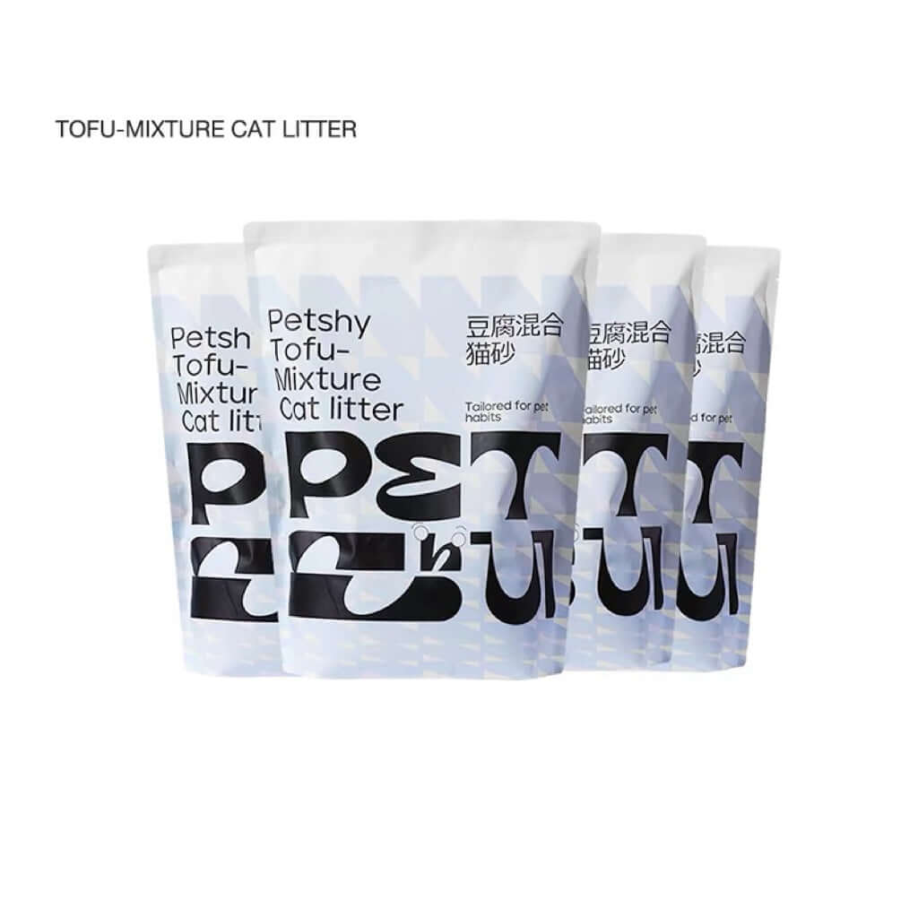 PETSHY Coconut Tofu Cat Litter Fine Mixed Bentonite 2kg-Petroom