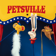 PETSVILLE Kitten Teaser Feather Wand-Petroom