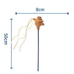 PETSVILLE Kitten Teaser Feather Wand-Petroom