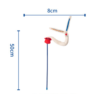 PETSVILLE Kitten Teaser Feather Wand-Petroom