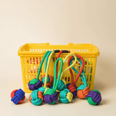 PUPSOOH 3-Piece Durable Rope Toy Set for Dogs – Interactive Chew & Tug Toys for Aggressive Chewers-Petroom