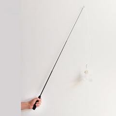 PURROOM Little Chicken Series: Extendable Feather Cat Stick Cat Toy-Petroom