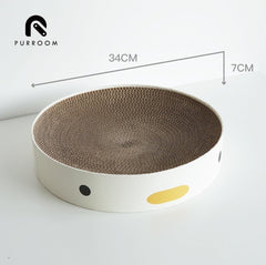 PURROOM Little Chicken Series- Round Cat Scratcher Board-Petroom