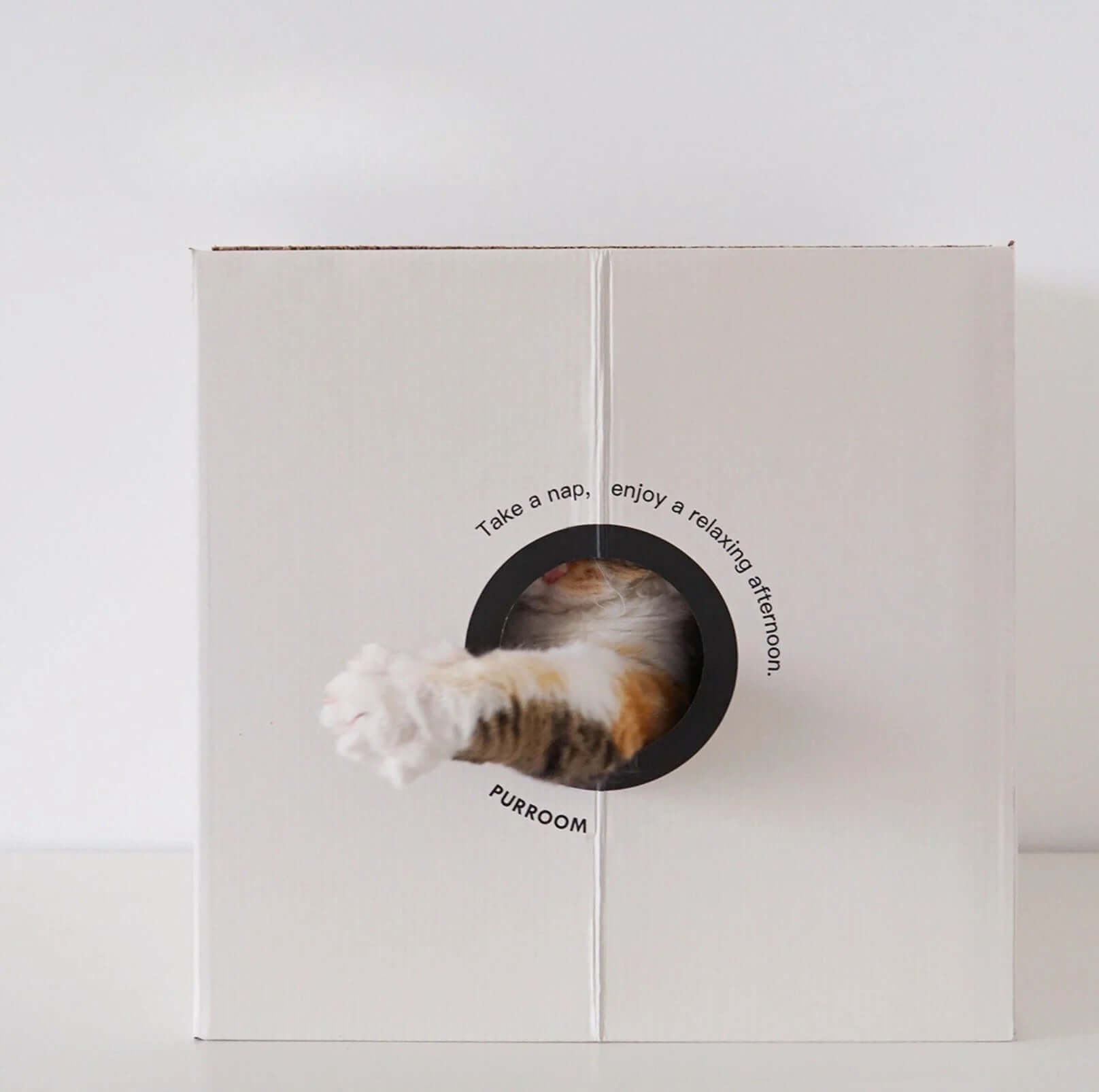 PURROOM Little Chicken Series: Square-Shaped Cat Scratcher House-Petroom