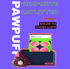 PawPuff Composite Cat Litter - Mineral and Tofu-Petroom