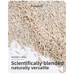 PawPuff Tapioca Multiblend Cat Litter - Tofu, Tapioca, Corn & Mineral, 7.6kg-Petroom