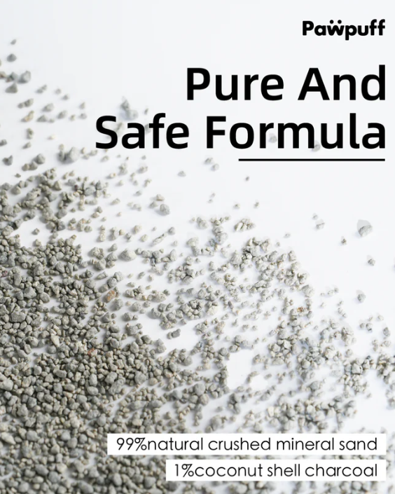 PawPuff Ultra Clumping Sodium Bentonite Cat Litter, 9.6kg - DUST FREE Formula Upgrade Version-Petroom