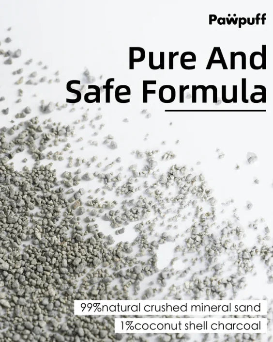 PawPuff Ultra Clumping Sodium Bentonite Cat Litter, 9.6kg - DUST FREE Formula Upgrade Version-Petroom