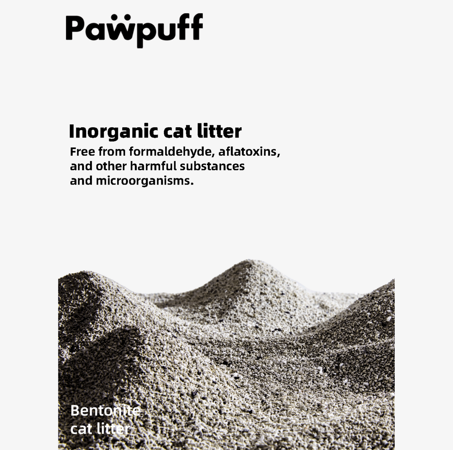 PawPuff Ultra Clumping Sodium Bentonite Cat Litter, 9.6kg - DUST FREE Formula Upgrade Version-Petroom