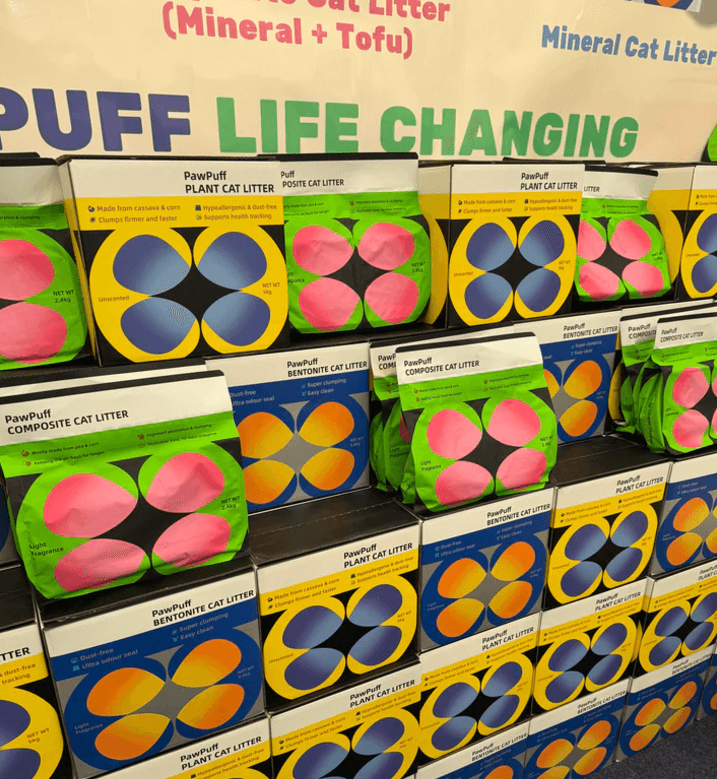 PawPuff Ultra Clumping Sodium Bentonite Cat Litter, 9.6kg - DUST FREE Formula Upgrade Version-Petroom