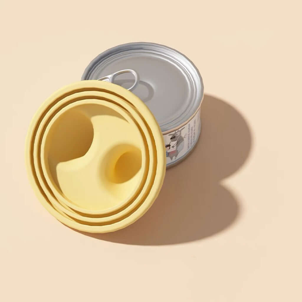 Pet Food Can Lids And One Can Spoon-Petroom