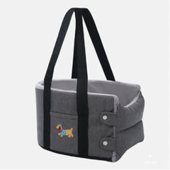 Petroom Car Dog Bed Pet Travel Carrier With Safety Strap-Petroom