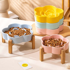 Petroom Ceramic Slow Feeder Bowl For Cat and Small Dog-Petroom