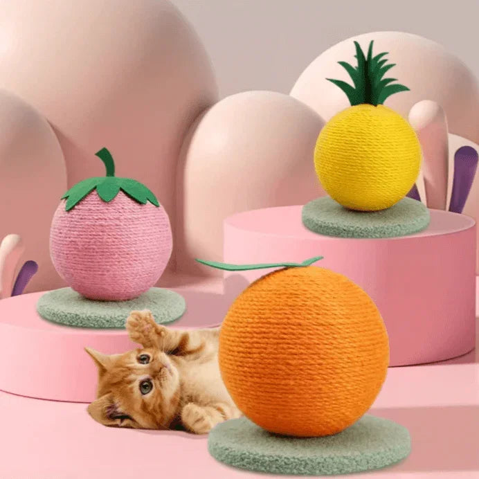 Petroom Fruit Shape Cat Scratching Ball-Petroom