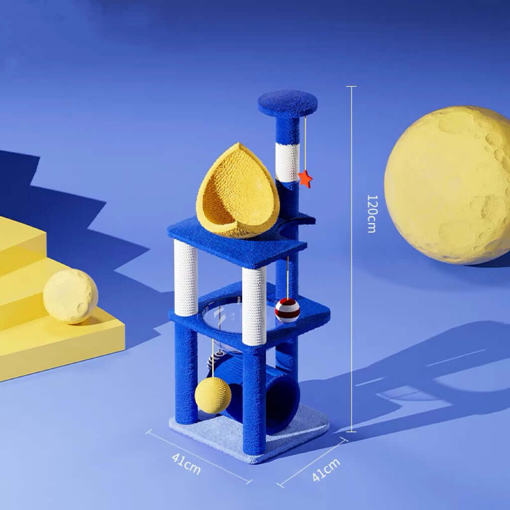 Petroom Galaxy Time Tunnel Cat Tree-Petroom