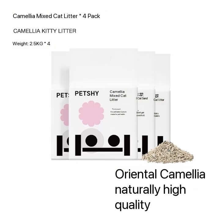Petshy Camelia Mixed Tofu Cat Litter 2.5Kg-Petroom