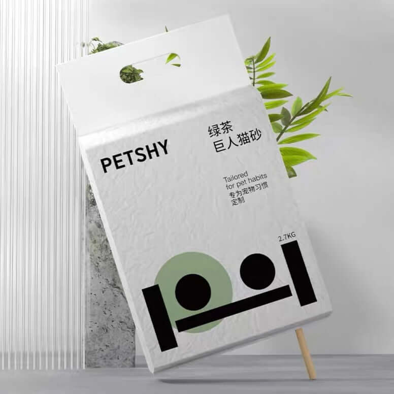 Petshy Green Tea Mixure Cat Litter Dust-free 2.7kg-Petroom