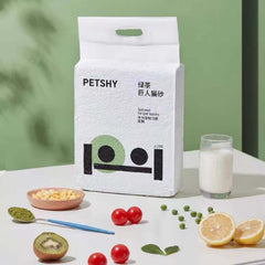 Petshy Green Tea Mixure Cat Litter Dust-free 2.7kg-Petroom
