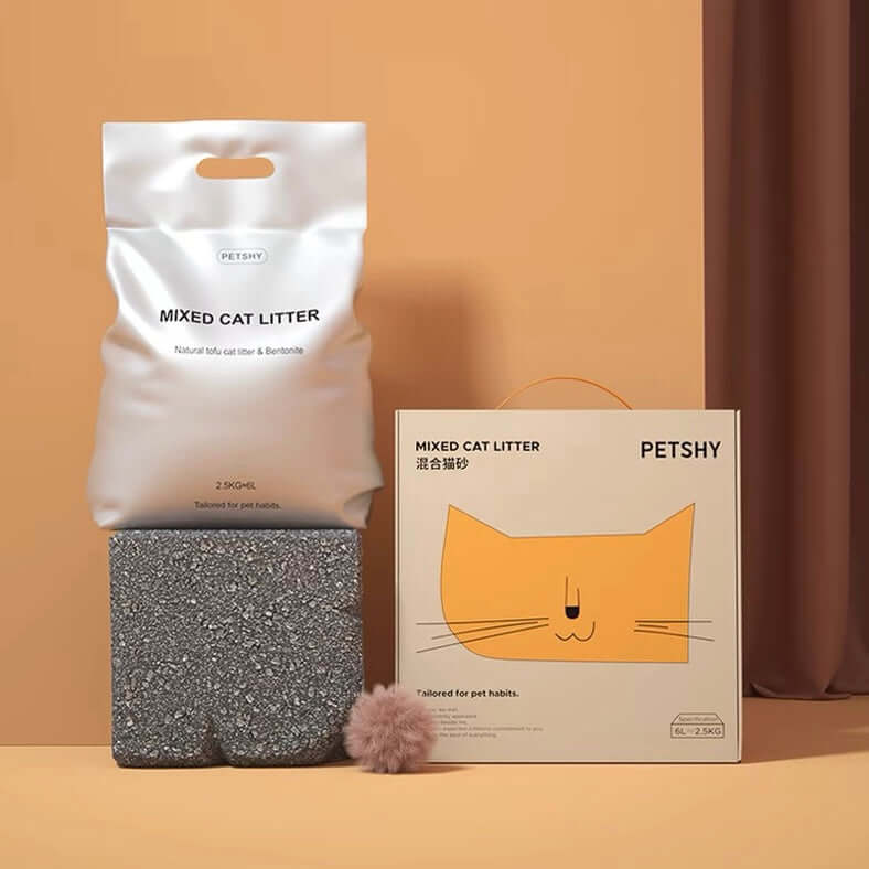 Petshy Mixed Cat Litter 1.5mm 2.5kg-Petroom