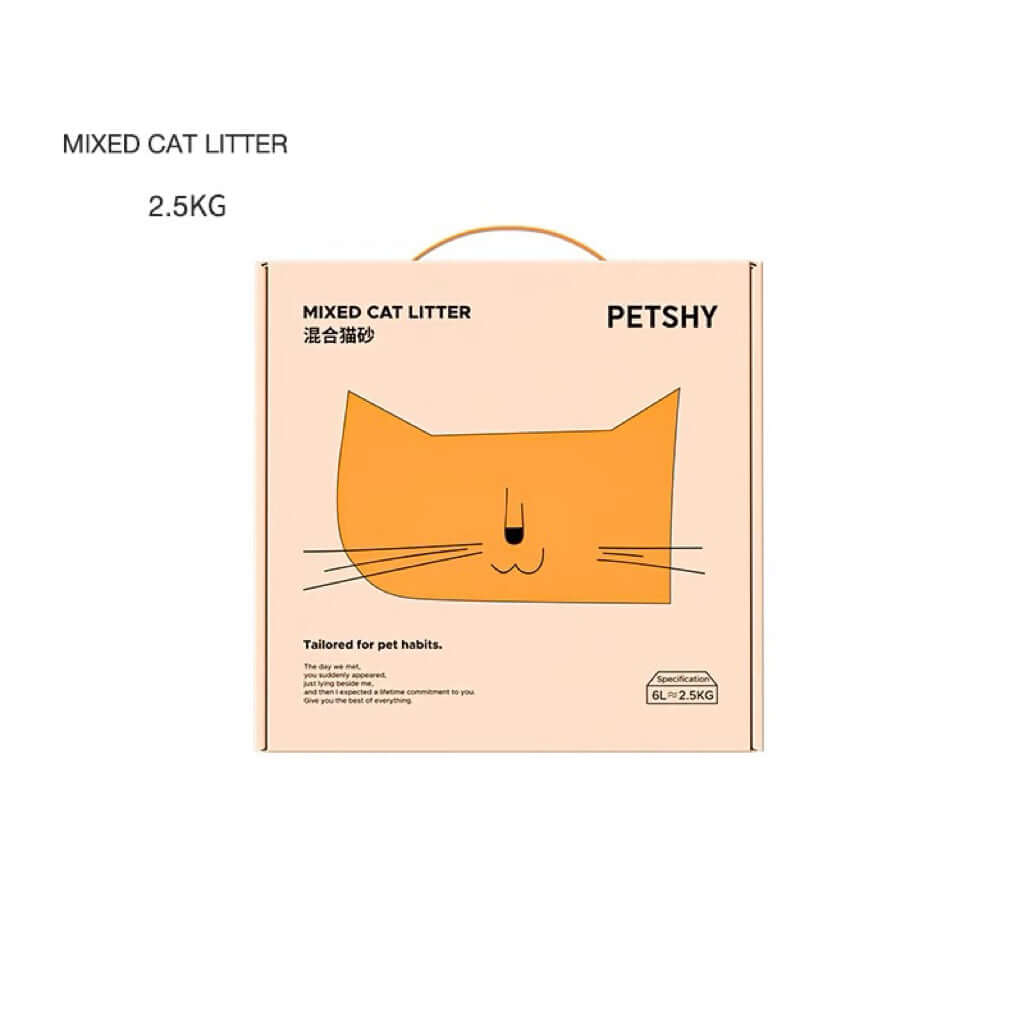 Petshy Mixed Cat Litter 1.5mm 2.5kg-Petroom
