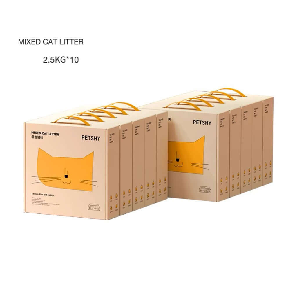 Petshy Mixed Cat Litter 1.5mm 2.5kg-Petroom