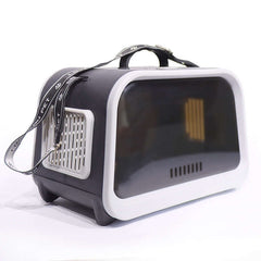 Premium Cat Carrier with Temperature & Humidity Indicator – Safe & Stylish Travel Bag-Petroom