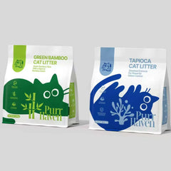 Purr Haven Plant-based Eco Green Bamboo Cat Litter 2.5.kg-Petroom