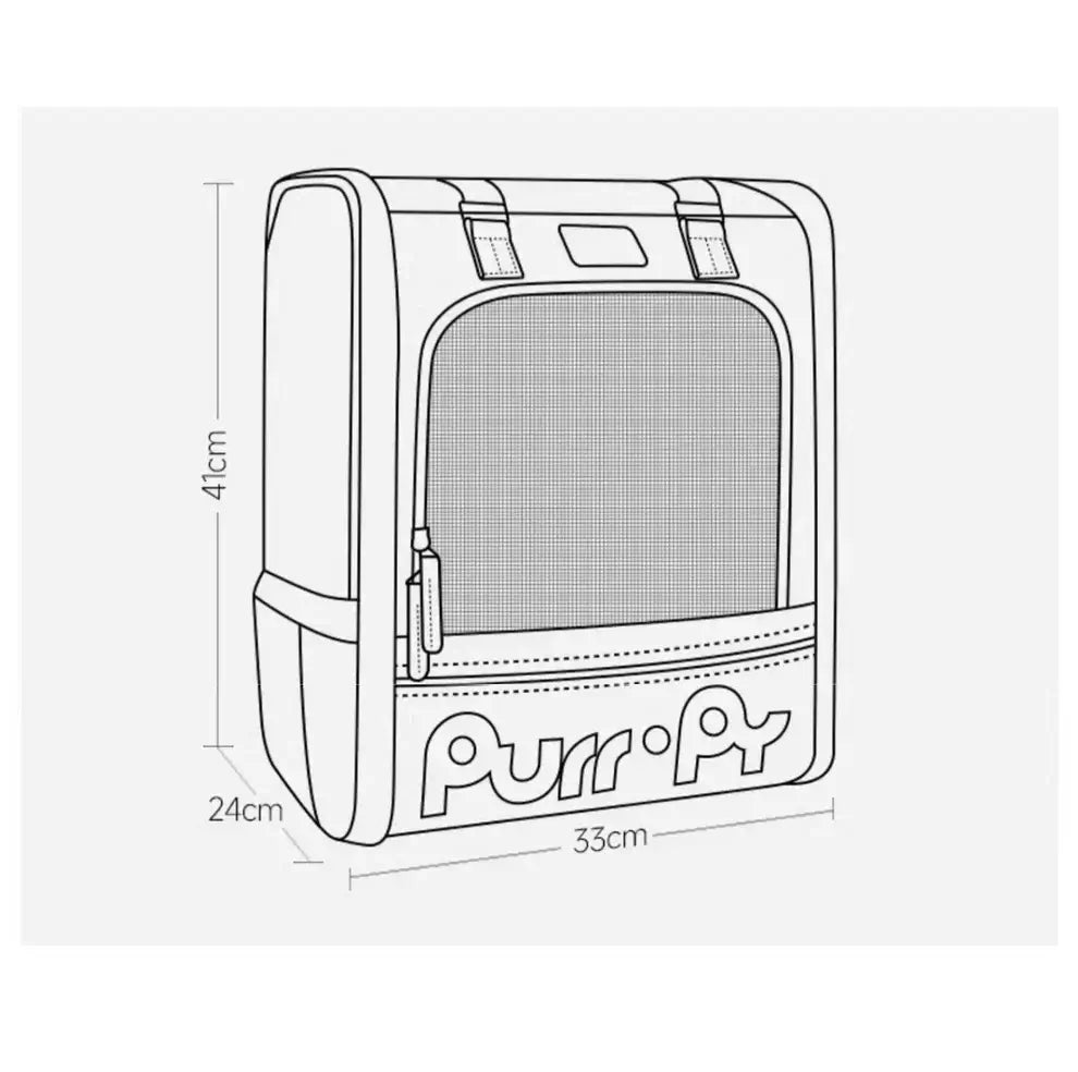 Purrpy Elegant Pet Backpack-Petroom