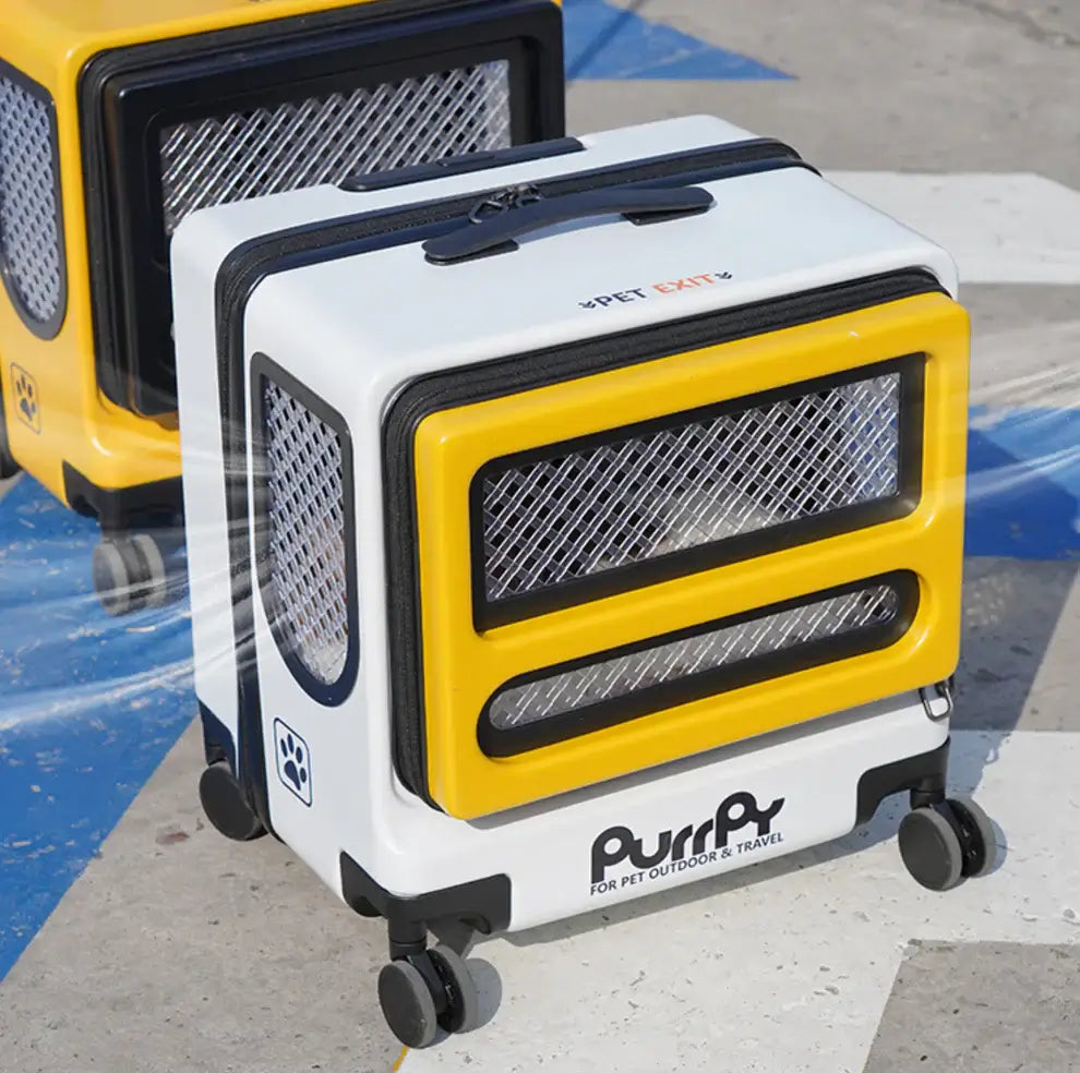 Purrpy "Sugar Cube" Luggage Pet Carrier-Petroom