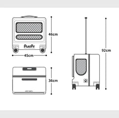 Purrpy "Sugar Cube" Luggage Pet Carrier-Petroom