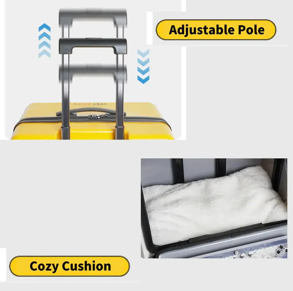 Purrpy "Sugar Cube" Luggage Pet Carrier-Petroom