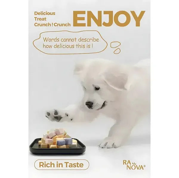 RANOVA Freeze-dried Yogurt Cubes For Dogs & Cats x 40 Pieces Mixed Flavor-PETROOM