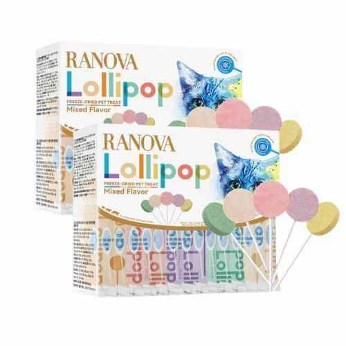 Ranovia Lollipop freeze-dried pet treats mixed flavor for cats and dogs