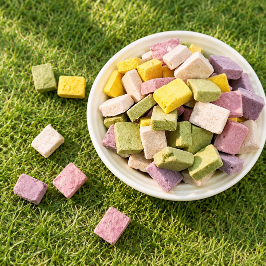 PawDry Freeze-Dried Chicken & Fruit Vegetable Cubes 100g for Cats and Dogs
