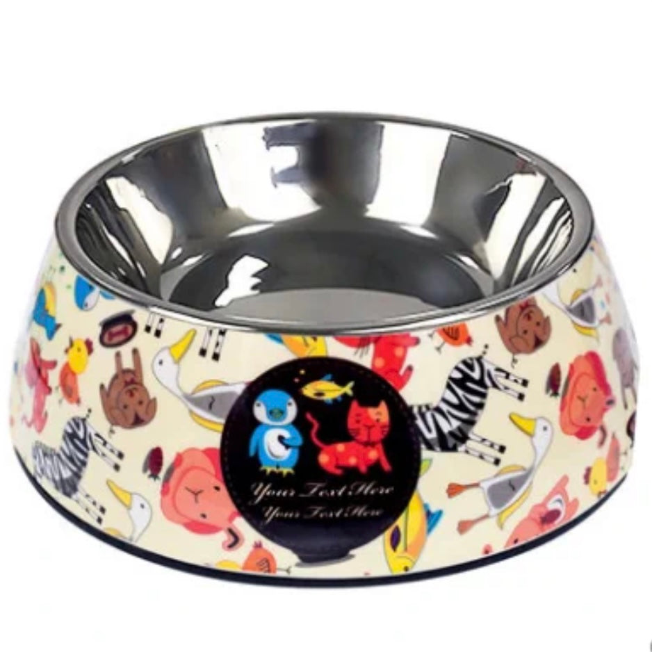 Stainless Steel Pet Bowl Pet Feeder - Medium-Petroom