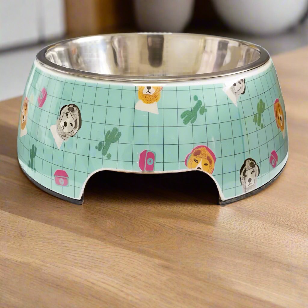 Stainless Steel Pet Bowl Pet Feeder - Medium-Petroom