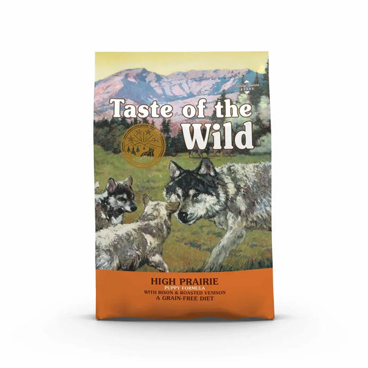 Taste Of The Wild High Prairie Puppy Dry Food 12.2kg | High-Protein Dry Dog Food for Growing Puppies