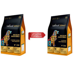Talentail Ultimate New Zealand Chicken Dry Dog Food 5kg updated formula comparison with 80% chicken.